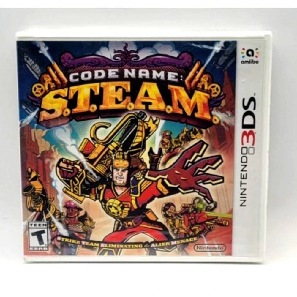 Code Name S.T.E.A.M. (Nintendo 3DS, 2015) STEAM‎ 3DS CIB COMPLETE IN BOX
